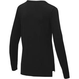 Merrit women's crewneck pullover, Solid black (Pullovers)