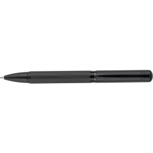 Metal and ecobrass pen set Adel, black