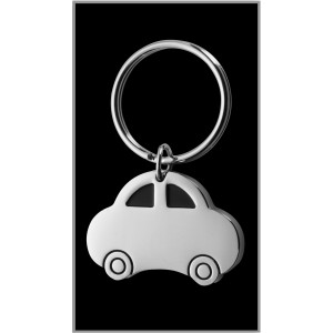 Metal key holder Beatrice, silver (Keychains)