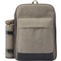 Polyester (600D) picnic rucksack Allison, light grey