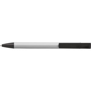 Aluminium ballpen, silver (Metallic pen)