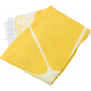 Microfiber (160 gr/m2) beach towel Cody, yellow (Towels)