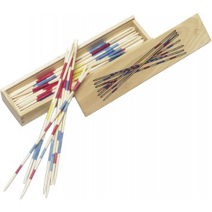 Wooden Mikado game Cas, brown