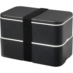 MIYO Renew double layer lunch box, Granite, Granite, Solid b (Plastic kitchen equipments)