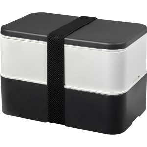 MIYO Renew double layer lunch box, Granite, Ivory white (Plastic kitchen equipments)