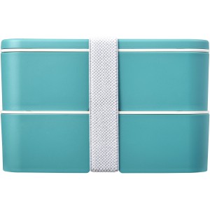 MIYO Renew double layer lunch box, Reef blue, Reef blue, Blu (Plastic kitchen equipments)