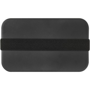 MIYO Renew single layer lunch box, Granite, Solid black (Plastic kitchen equipments)