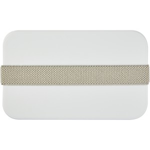 MIYO Renew single layer lunch box, Ivory white, Pebble grey (Plastic kitchen equipments)