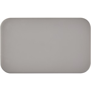 MIYO Renew single layer lunch box, Pebble grey, White (Plastic kitchen equipments)