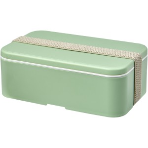 MIYO Renew single layer lunch box, Seaglass green, Pebble gr (Plastic kitchen equipments)