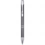 Moneta aluminium click ballpoint pen, Grey