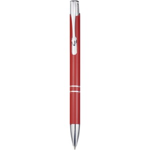 Moneta aluminum click ballpoint pen, red (Metallic pen)