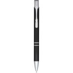 Moneta anodized aluminium click ballpoint pen, solid black (10716300)