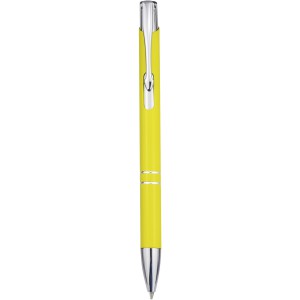 Moneta recycled aluminium ballpoint pen, Yellow (Metallic pen)