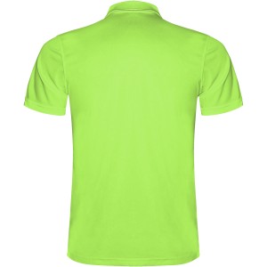 Monzha short sleeve kids sports polo, Lime / Green Lime (Polo short, mixed fiber, synthetic)