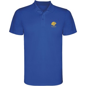 Monzha short sleeve kids sports polo, Royal (Polo short, mixed fiber, synthetic)