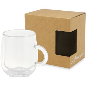 Iris 330 ml glass mug, Transparent clear (Mugs)