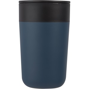 Nordia 400 ml double-wall recycled mug, Dark blue (Mugs)