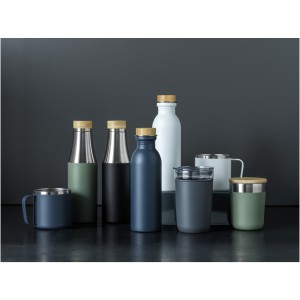 Nordre 350 ml copper vacuum insulated mug, White (Mugs)