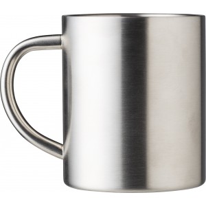 Stainless steel mug (300 ml) Braylen, silver (Mugs)