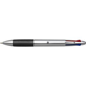 ABS ballpen Chlo, black (Multi-colored, multi-functional pen)