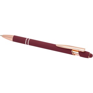 Nanna ballpoint pen with rose gold finish (black ink), Burgu (Metallic pen)