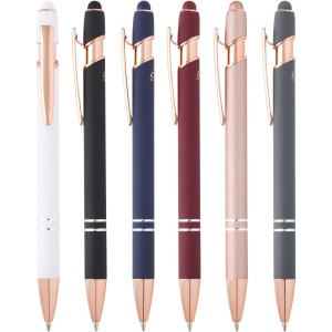 Nanna ballpoint pen with rose gold finish (black ink), Burgu (Metallic pen)