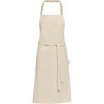 Nia 200 g/m2 recycled cotton apron, Oatmeal (11332507)