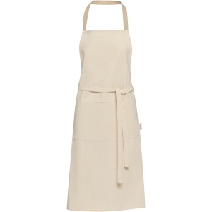 Nia 200 g/m2 recycled cotton apron, Oatmeal