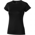 Niagara short sleeve women's cool fit t-shirt, solid black (3901199)