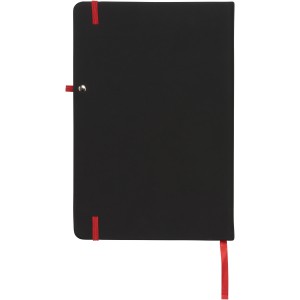 Noir medium notebook, solid black,Red (Notebooks)