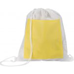 Nonwoven (80gr) backpack, yellow (7829-06)