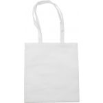 Nonwoven carrying/shopping bag, white (6227-02)