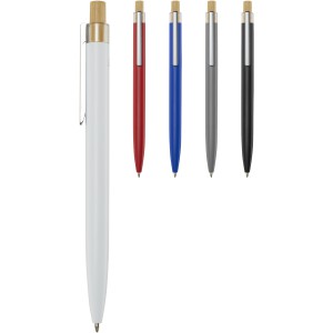 Nooshin recycled aluminium ballpoint pen, Blue (Metallic pen)