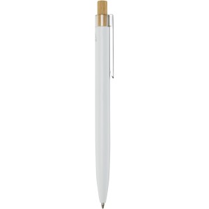 Nooshin recycled aluminium ballpoint pen, White (Metallic pen)