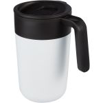 Nordia 400 ml double-wall recycled mug, White (10073101)