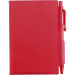 Notebook with pen, red (2736-08)