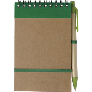 Cardboard notebook Emory, green (Notebooks)