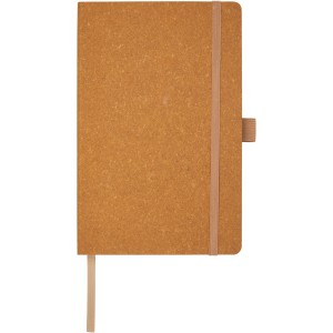 Kilau recycled leather notebook, Natural (Notebooks)