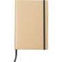 Recycled paper notebook (A5) Gianni, black