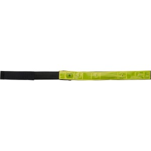 Nylon (500D) and PVC reflective strap with lights Anni, yell (Reflective items)