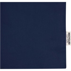 Odessa 220 g/m2 GRS recycled cotton large tote bag, Navy (Shopping bags)