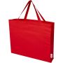 Odessa 220 g/m2 GRS recycled cotton large tote bag, Red