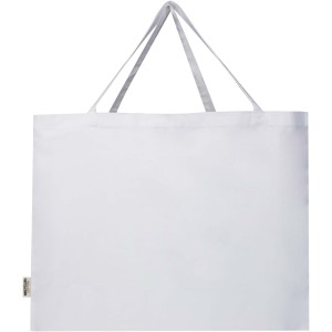 Odessa 220 g/m2 GRS recycled cotton large tote bag, White (Shopping bags)