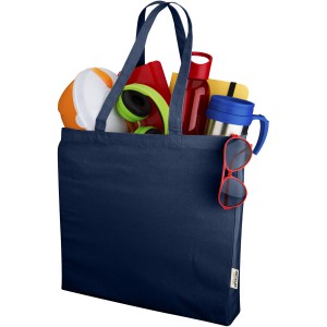 Odessa 220 g/m2 recycled tote bag, Navy (Shopping bags)