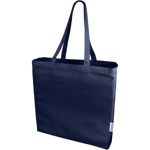 Odessa 220 g/m2 recycled tote bag, Navy (Shopping bags)