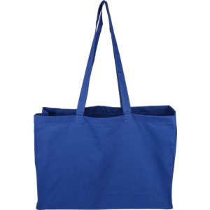 Oeko-Tex cotton (220 gsm) shopping bag Isaac, blue (Shopping bags)