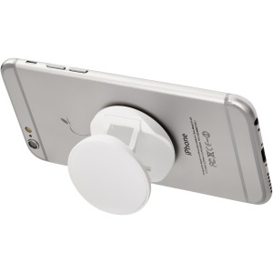 Stick and hold phone stand, White (Office desk equipment)