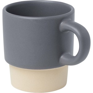 Olympia 130 ml stackable expresso cup with clay bottom, Grey (Glasses)