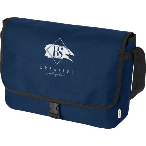 Omaha RPET shoulder bag, Navy (Shoulder bags)